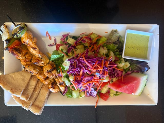 Chicken Shish Salad.