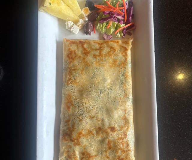 Fruit Crepe.