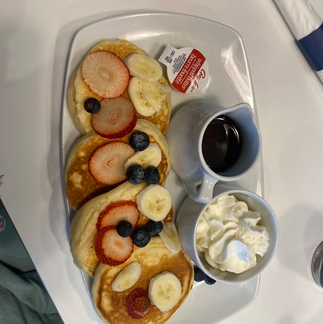 Strawberry-Banana Pancake.