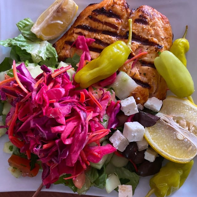 Greek Salmon Salad.