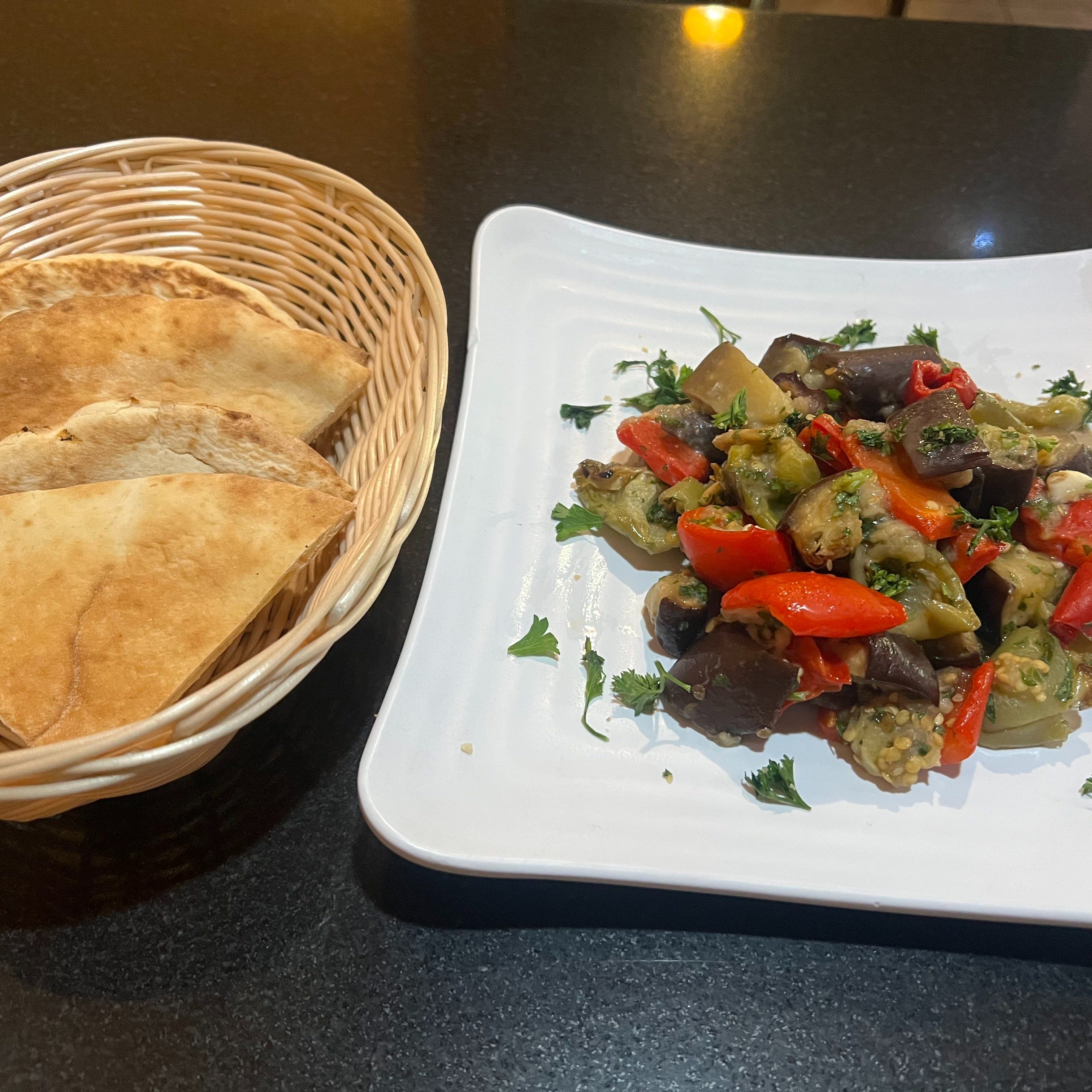 Eggplant Salad.