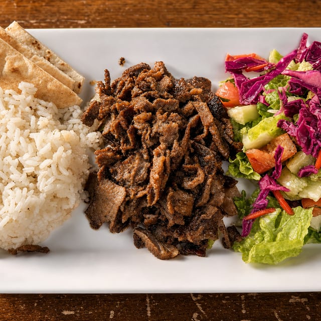 Lamb & Beef Gyro Catering Platter.
