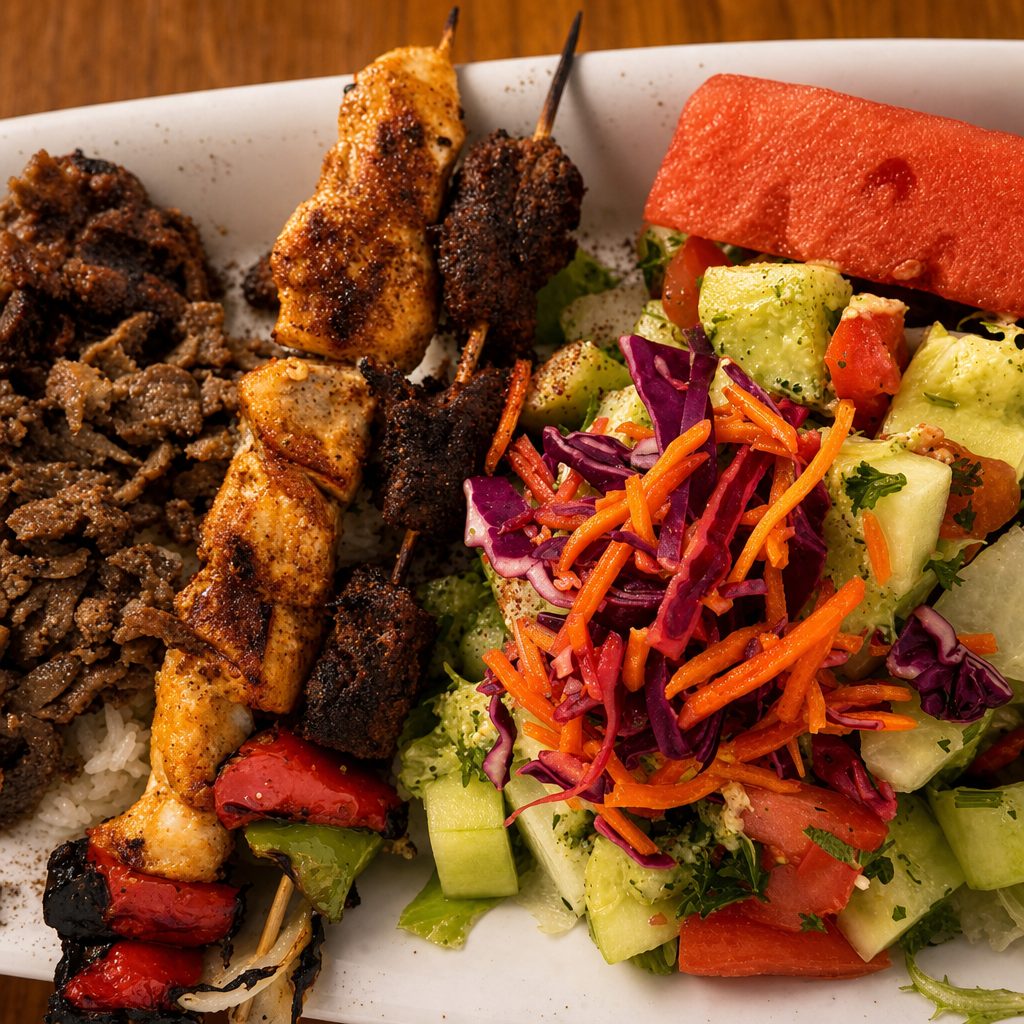 Combo Mixed Grill Plate.